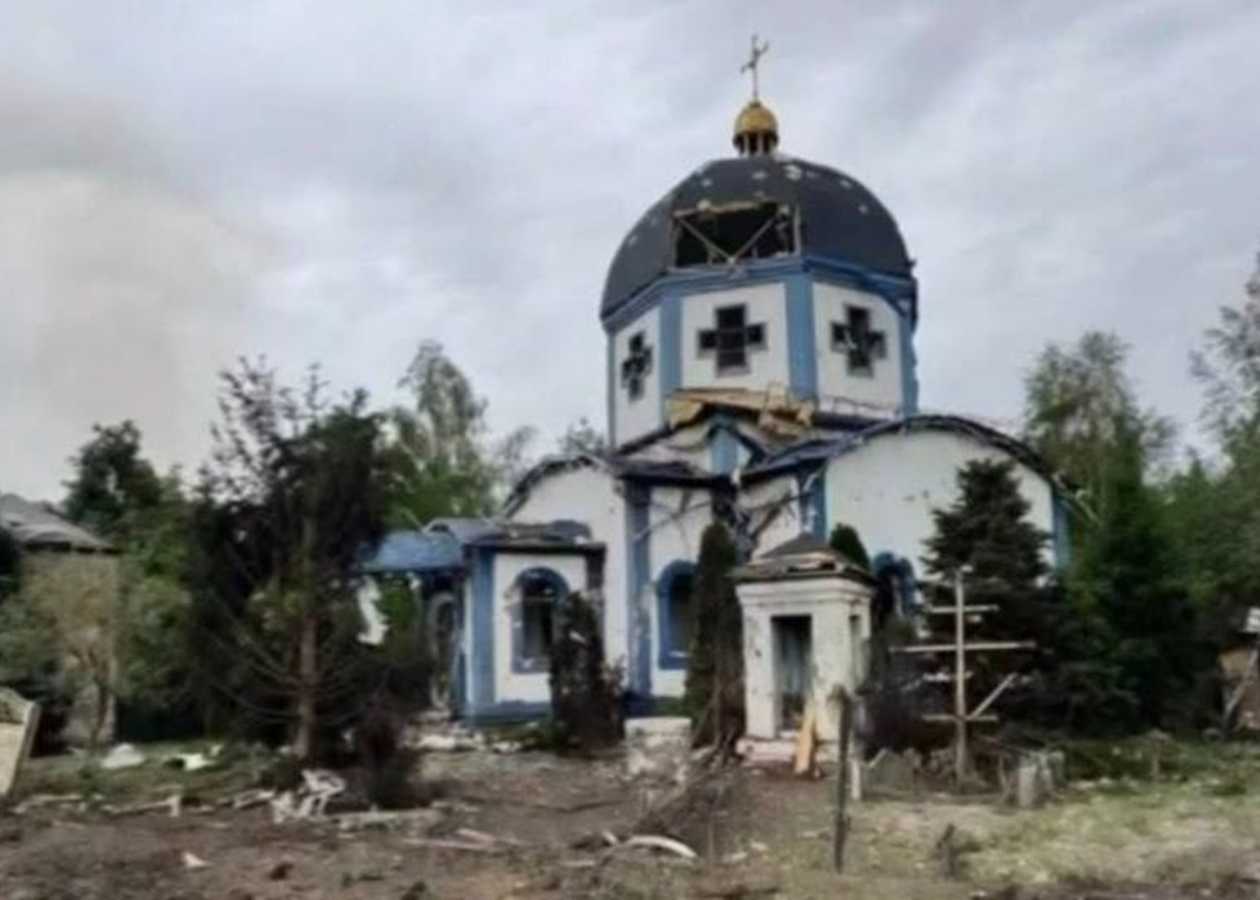 Росіяни зруйнували греко-католицький храм у Мирнограді