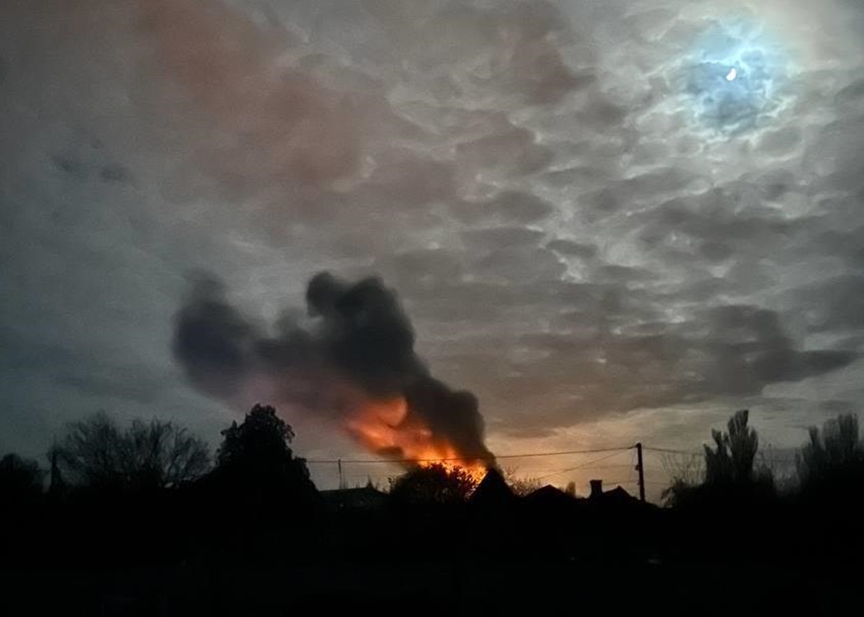 У Мелітополі після "прильоту" зникло світло