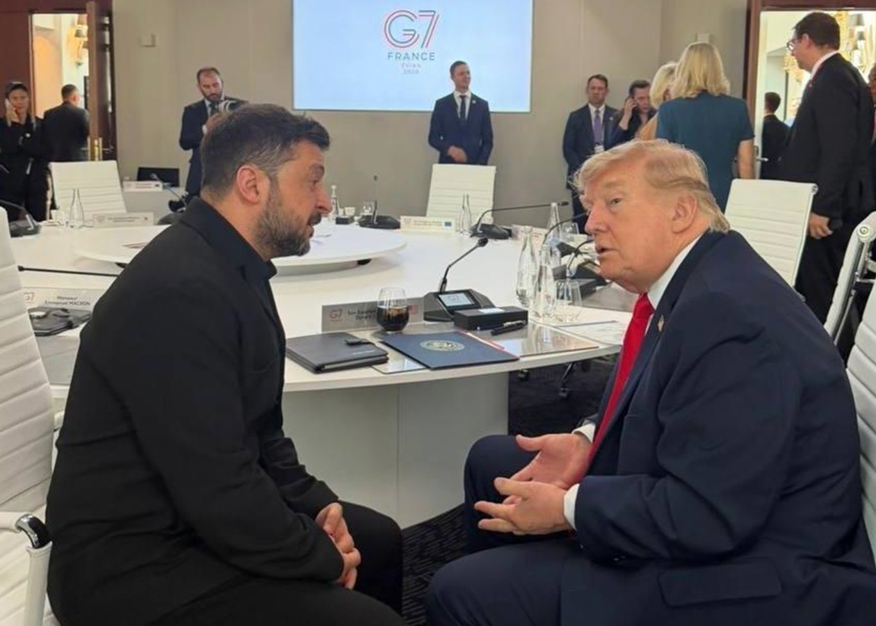 Зеленський зустрівся з Трампом на саміті G7